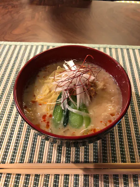 Vegan Dandanmen and gyouza