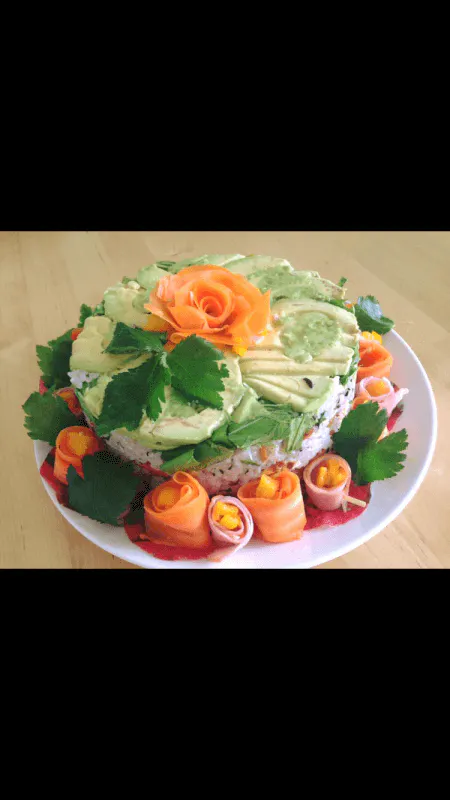 sushi cake