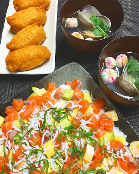 Japanese easy celebration menu
