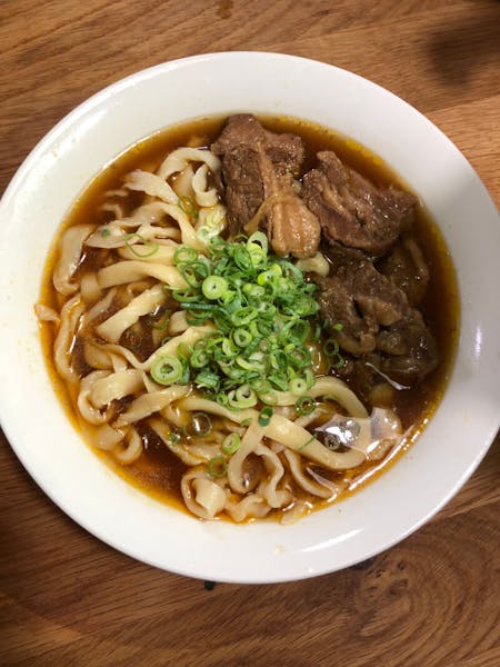 Taiwanese beef udon in JP