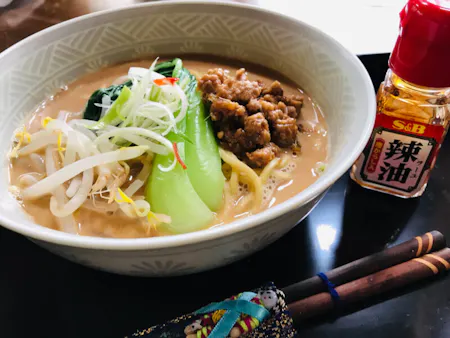 Kyoto style Tantanmen（Ramen noodles）Let's make it together 「Solo Friendly」
