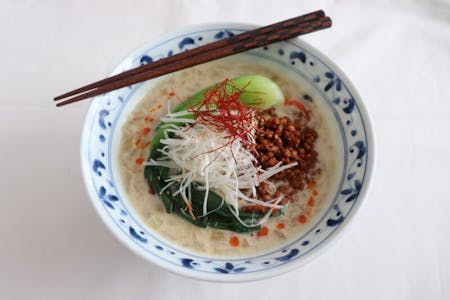 Vegan Dandan Ramen and Vegan Gyoza