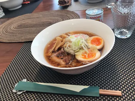 Make your own Ramen noodle with crispy Gyoza!!