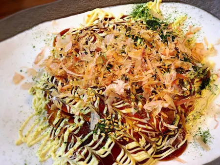 Cook Your Own Okonomi-yaki! One of the most popular food from Osaka (a host is originally from Osaka!)