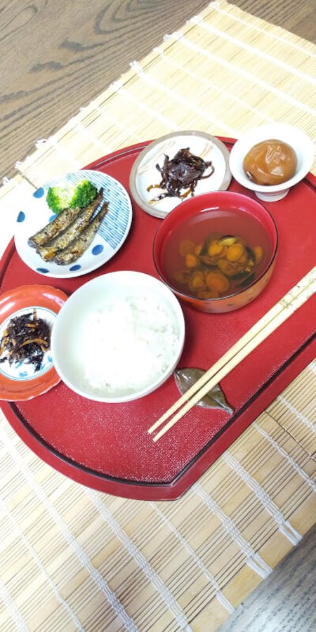 Cook your own Japanese Local food .
(Okonomiyaki .Tsukudani.Rice and Miso soup.Pickles.)
Cooking Class  at Kishiwada.