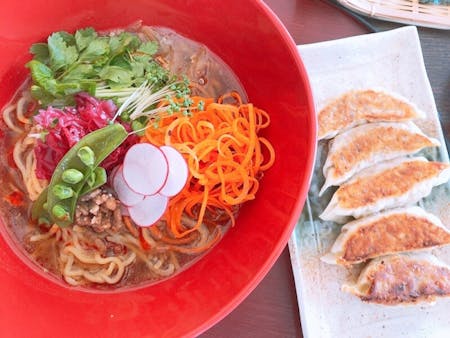 【Guilt Free/Vegan Ramen and Gyoza for Longevity】