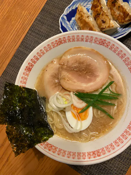 Let' make Ramen and Gyoza （Halal Available) and eat it at the Local traditional house !! this building over 150years old.