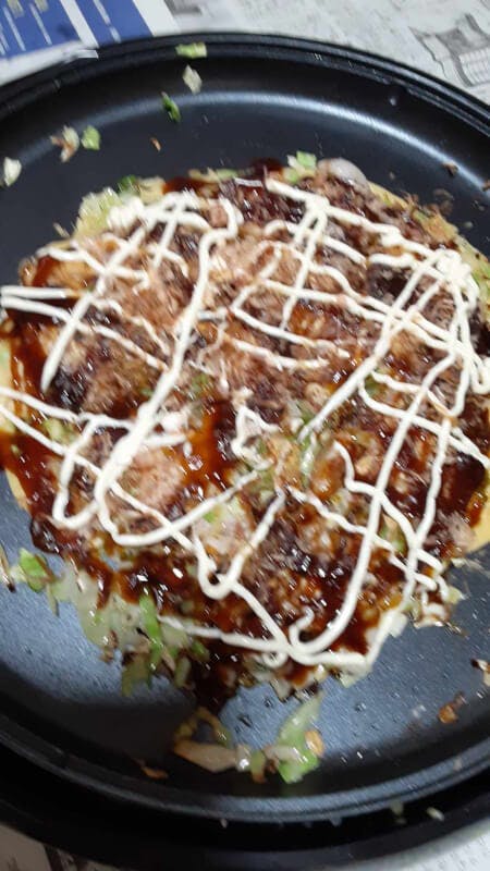 Let's cook home made okonomiyaki and yakisoba at Kyoto