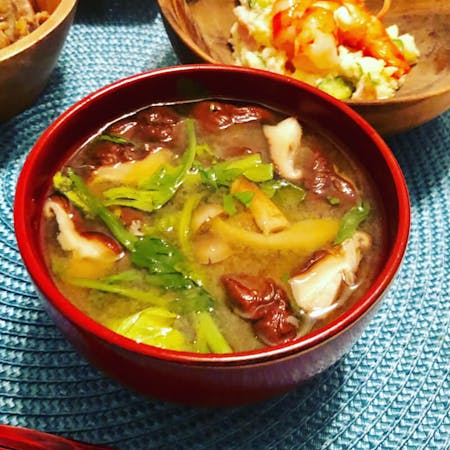 Japanese traditional home-made style Miso soup