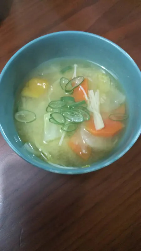 Miso soup cooking
