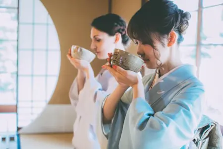 Let's enjoy WAGASHI & TEA CEREMONY at Nishigamo in KYOTO 'Japanese sweets & Japanese tea'(TYPE A)