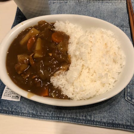 Curry rice made from scratch