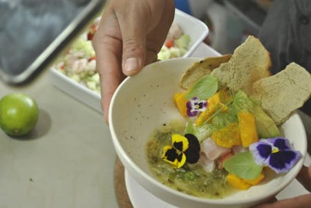 Mexican Ceviche Online Cooking Class with a professionally trained chef in Mexico City