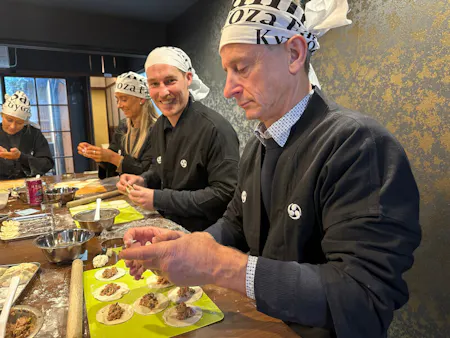 Gyoza making Class in Kyoto