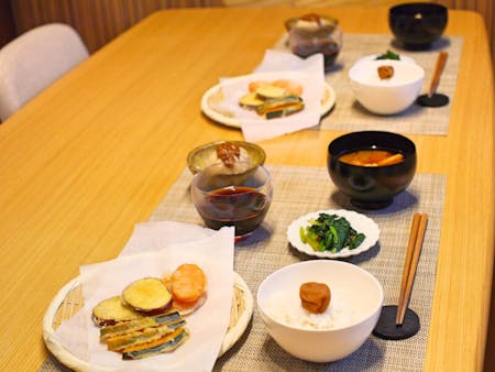 //Online cooking class//Shojin ryori for vegans and vegetarians with Tempura