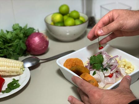 Online cooking class - Learn to prepare ceviche, Peruvian national dish