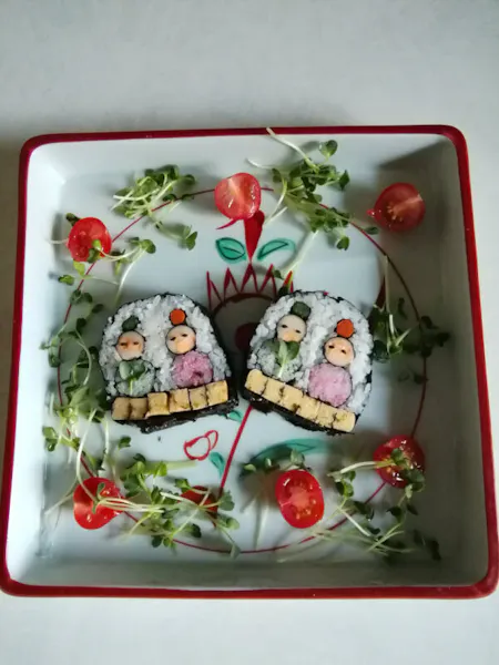 Decoration roll sushi