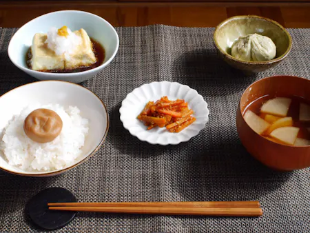 //Online cooking class// Agedashi-dofu and macha pudding for vegans and vegetarians