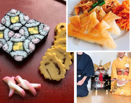 Good luck food of traditional in japan