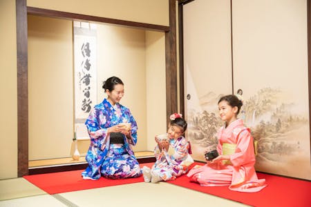 Tea Ceremony and Kimono for Kids and Families Kyoto Maikoya