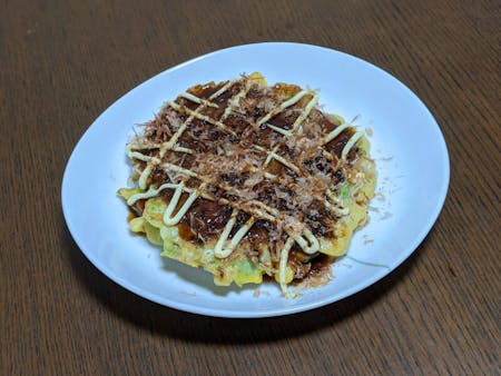 Let\'s cook Okonomiyaki (Japanese vegetable pan cake)!!