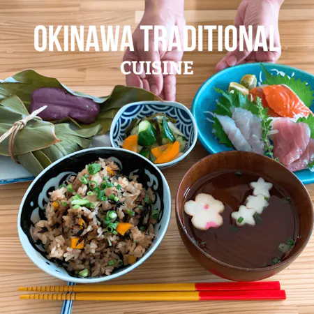 Healthy and traditional cuisine from 『Okinawa』and 『Japan』, known as island nations of longevity.