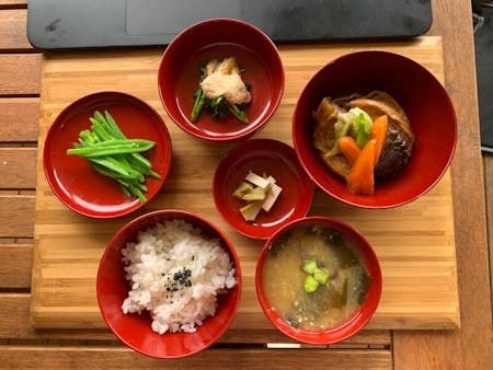 Beautiful Japanese traditional cooking in  Kyoto 