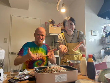 OKONOMIYAKI free for child under12 per adult!Solo Friendly!