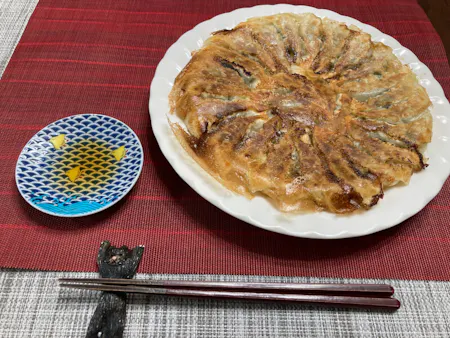 let's cook ''Hane-tuki-Gyoza ''