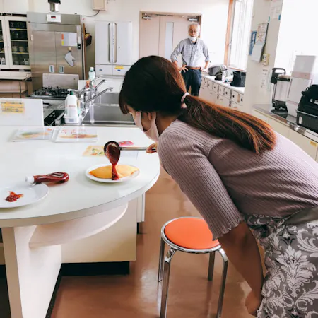 The most beautiful omelet rice and omelet classroom in Tokyo