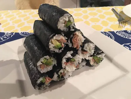 Learn traditional Japanese vegetarian cooking - Rolled Sushi!