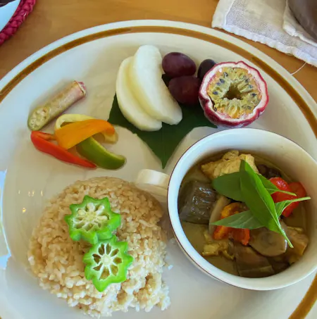 Vegan Curry and Rice cooking in Sodegaura