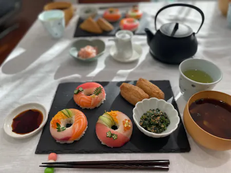 Easy & Fun Sushi: Make Beautiful Doughnut Sushi in Nagoya