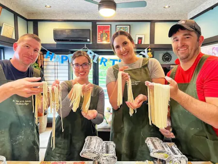 Make Authentic Chicken Ramen from Scratch – Handmade Noodles in a Cozy Private Home. Special dietary classes are available separately