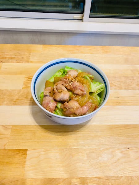 Private Online class : Japanese home-style chicken miso bowl/Utako's cooking