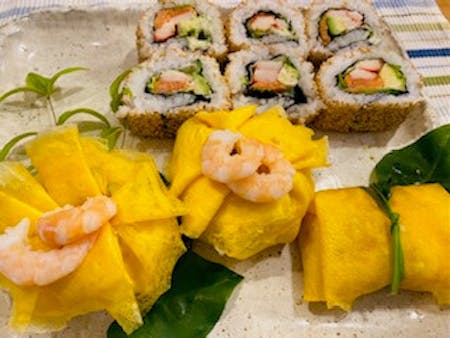Sushi Roll  and  Chakinzushi