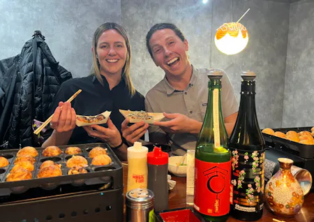 Osaka Takoyaki Experience and Sake Tasting