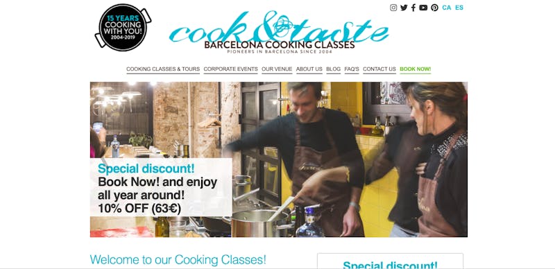 Barcelona Cooking Classes with Cook&Taste