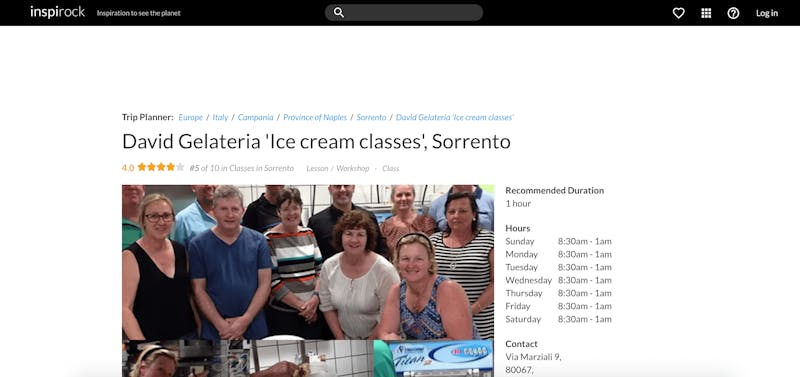 David Gelateria Gelato Ice Cream Classes
