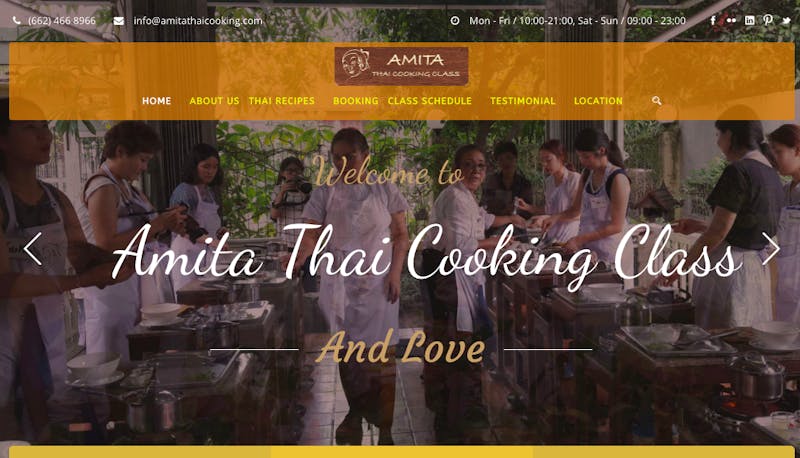 Amita Thai Cooking Class