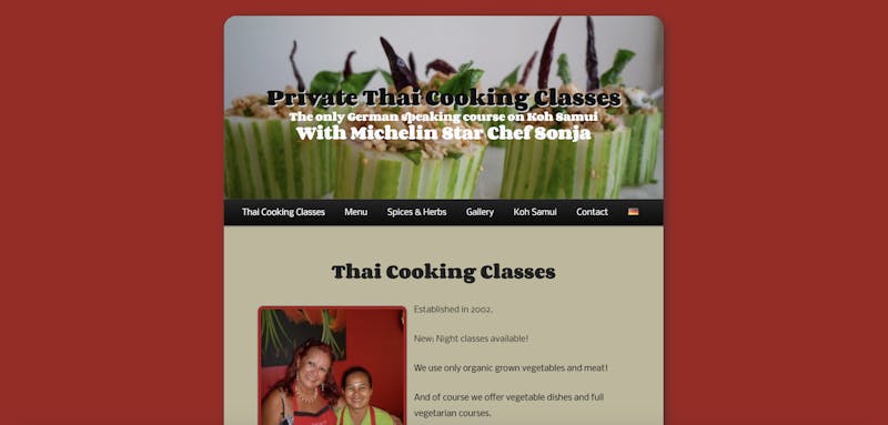 Private Thai Cooking Classes with Chef Sonja
