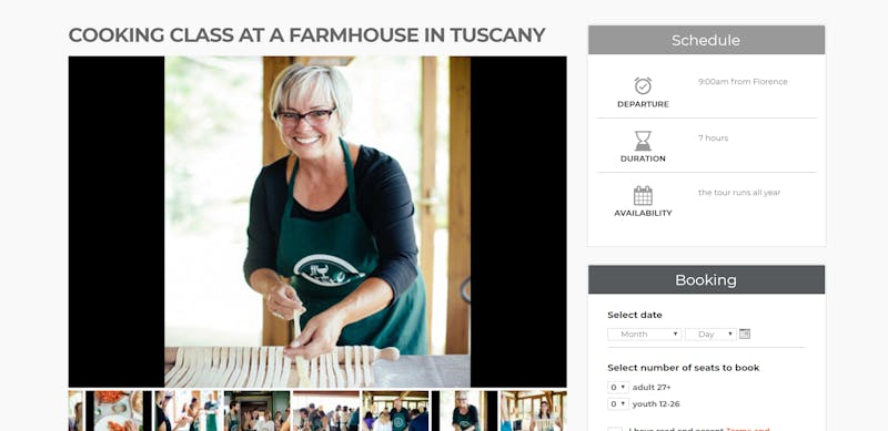 Cooking Class At A Tuscan Farmhouse
