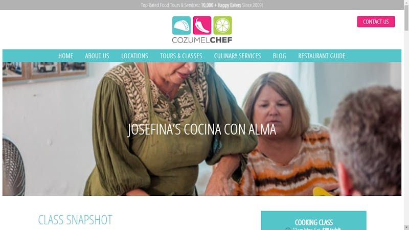 Cozumel Cooking Classes with Josefina