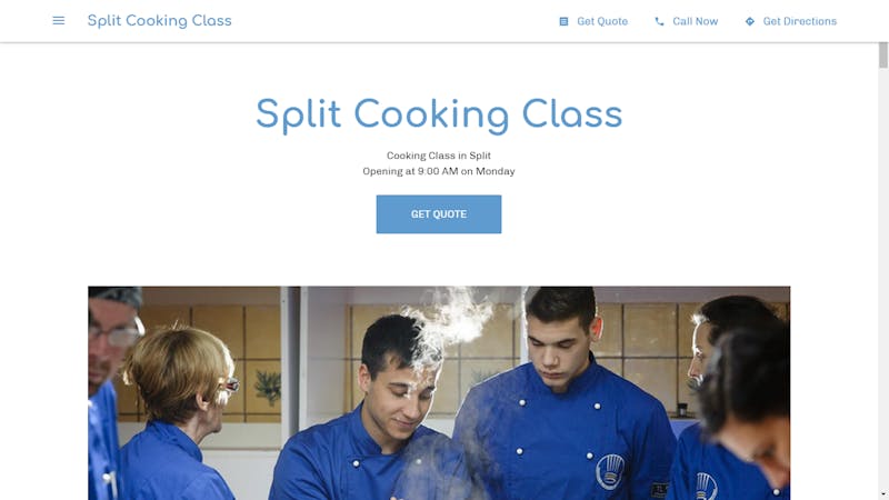 Split Cooking Class