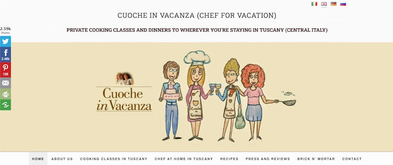 Cuoche in Vacanza (Chef for Vacation) Private Cooking Classes in Tuscany