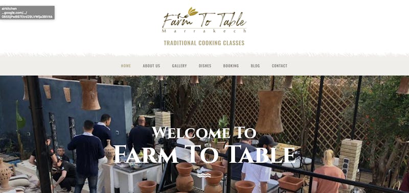 Cooking Classes Farm to Table Marrakech