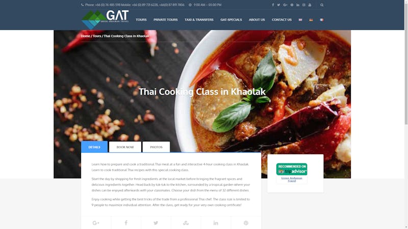 4-Hour Traditional Thai Cooking Class