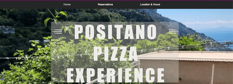 Positano Pizza Experience Cooking Class