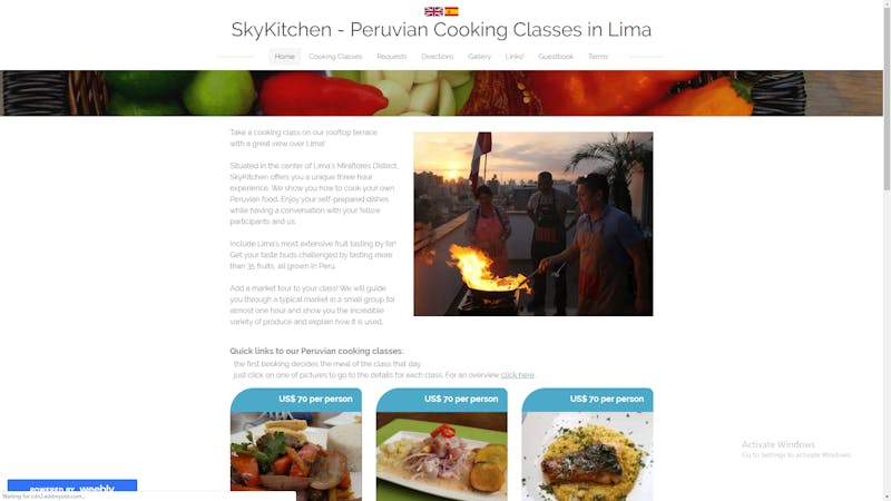 SkyKitchen Peruvian Cooking Classes
