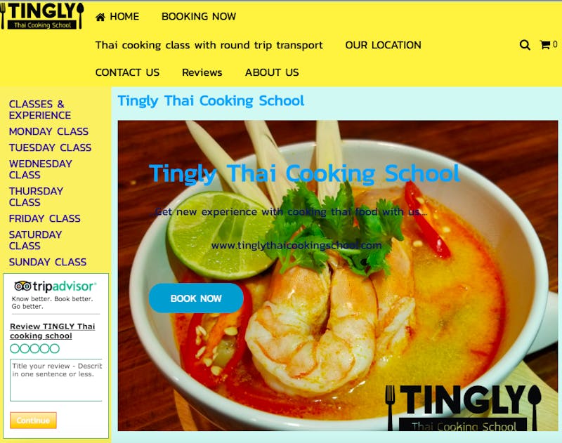 TINGLY Thai Cooking School